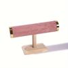 T-bar Jewelry Rack Holder Wooden Jewelry Storage Stand Fashion Bracelet Display Stand  Woman Girls