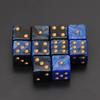 10pcs 15mm Multicolor Acrylic Cube Dice Beads Six Sides Portable Table Games Toy