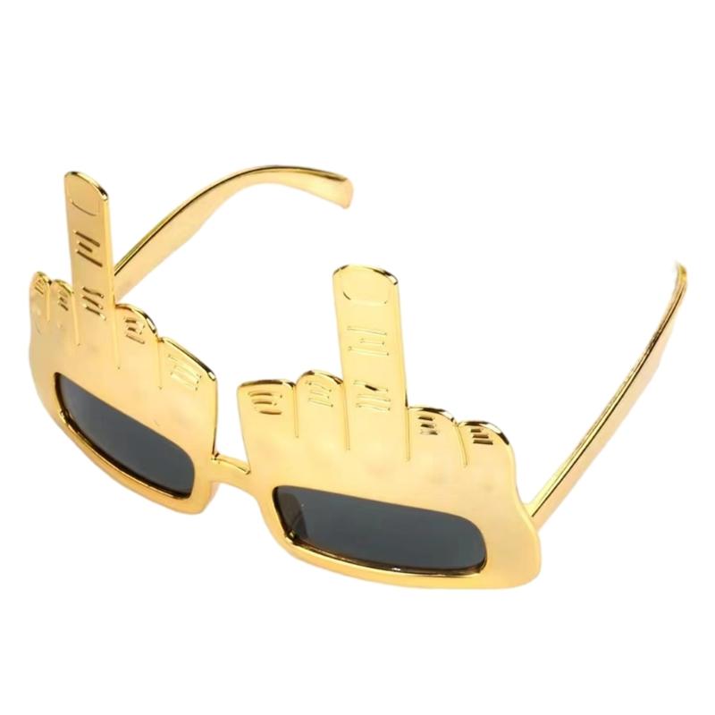 Забавные солнцезащитные очки на средний палец для вечеринки, дизайнерские крутые очки, новинка, очки в оправе для взрослых, реквизит для селфи, аксессуары