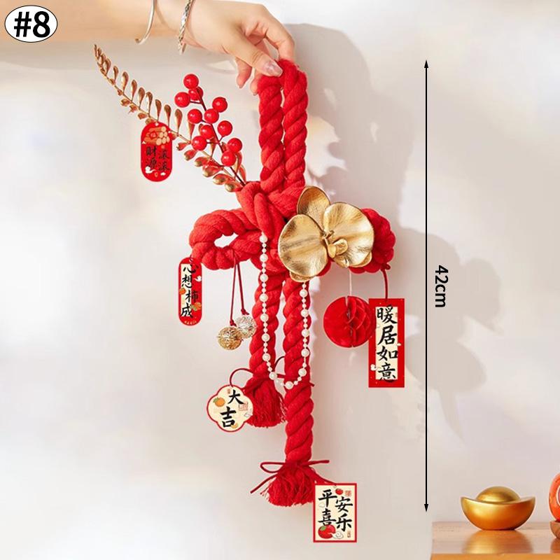 Chinese Knot Tassel Pendant Housewarming Moving Home Gift Decoration Hanging Door Pendant Festival Decorative Ornaments