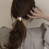 Geometric Hollow Gold Hair Rope High Elasticity Hair Loop New Ponytail Holder  Baby Girl Headdress