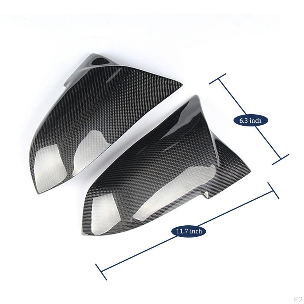 2 шт. чехлы для зеркал заднего вида, сменные детали, профессиональные прочные защитные крышки, боковые крышки