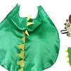 Dragon Costume Cartoon Cloak Fantasy Clothing with Hat Cosplay Toy Dinosaur for