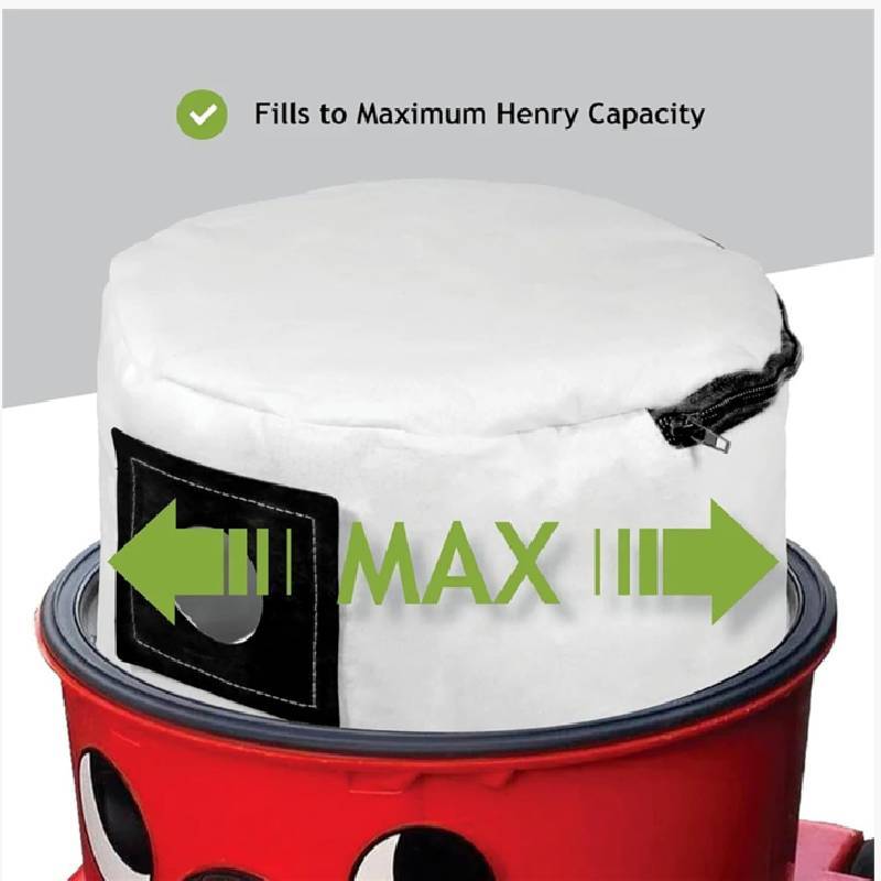 Набор пылесборников для пылесоса Numatic Henry из моющегося нетканого материала для домашних уборочных задач