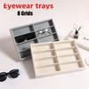Velvet Glasses Holder Stackable Glasses Storage Organizer Hot Sunglass Organizer for Men Women