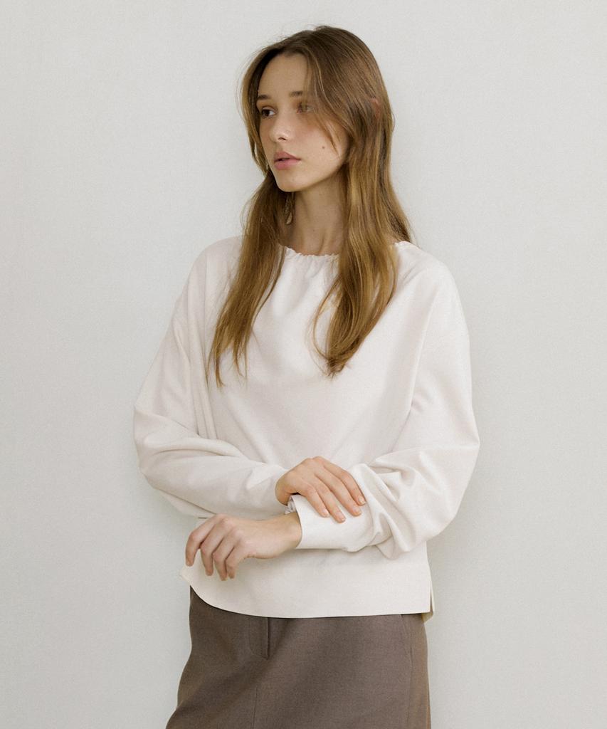 OCTETTE Reversible Cowl Blouse_2Color