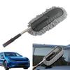 Car Duster, Microfiber Car Cleaning Brush, Interior Exterior Dusting Tool with Telescoping Handle, Anti-Scratch