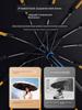 Полностью автоматический зонт для женщин, двойного назначения (от дождя и солнца), защита от солнца, УФ-защита, складной, extra толстый, для мужчин