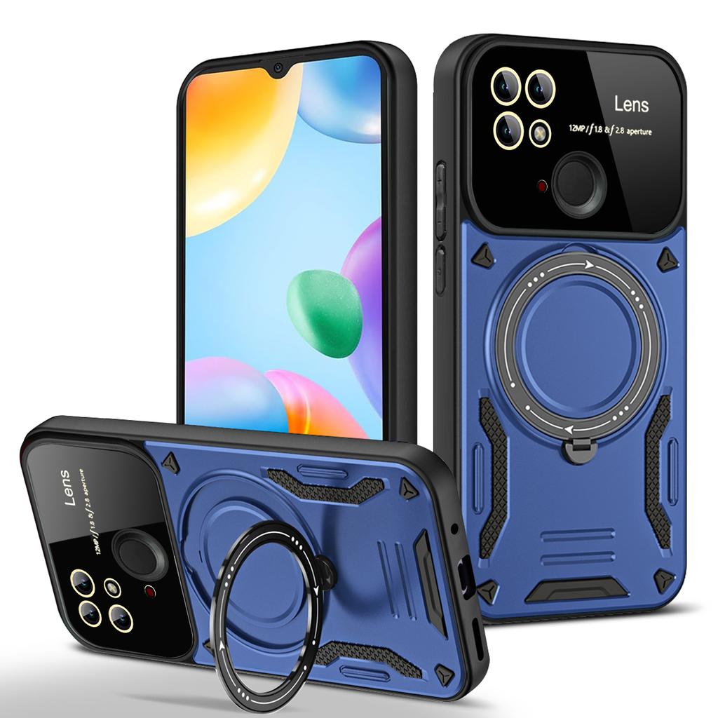 Для Xiaomi Redmi 10C Чехол Кольцо Стенд Броня Ударопрочный Чехол Для Redmi 10C 10 C Magsafe Беспроводное Зарядное Устройство Магнитный Чехол Для Redmi10C