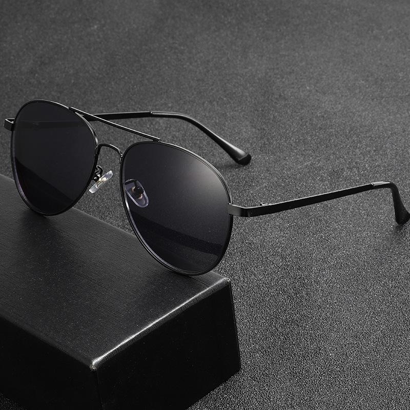 Новые очки от близорукости в стиле «пилот», металлические, для улицы, оверсайз-оправа, двойная переносица, солнцезащитные очки с УФ-защитой, классические очки для вождения