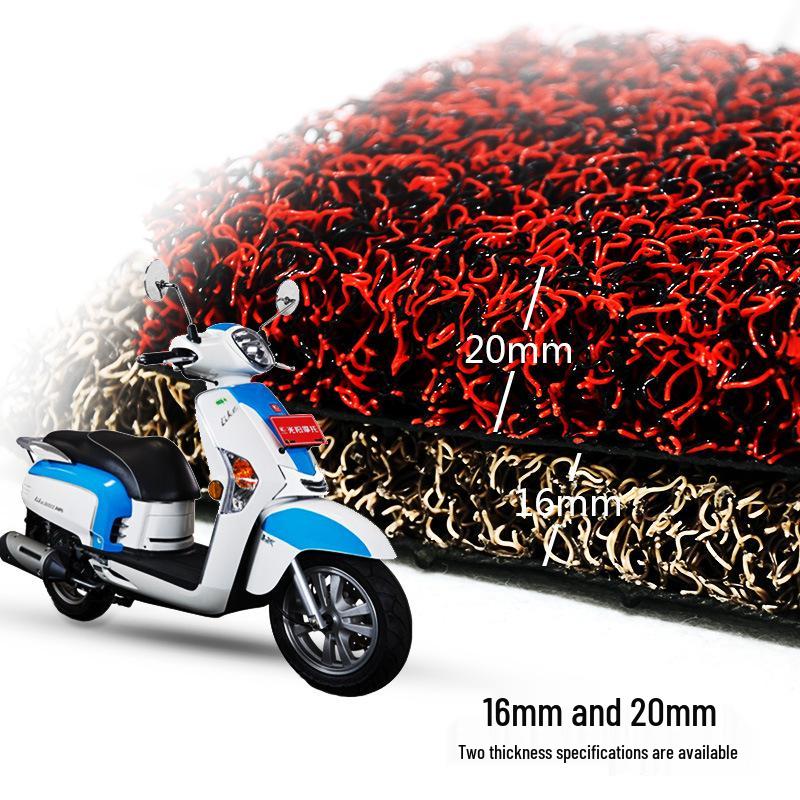 Thickened Silk Non-Slip Footrest Pad for Kymco LIKE180 Scooter, Rainproof