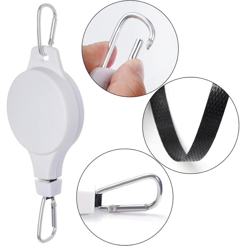 1/5pcs Flower Pot Hanging Hook Retractable Plant Pulley Adjustable Pulley Pull Down Hanger Garden Baskets Pots Hanging Hooks
