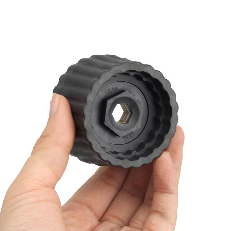 Инструмент для снятия и установки каретки велосипеда 5 в 1, ключ для каретки велосипеда, подходит для 12/16-го пазового наружного диаметра 39 мм, 41 мм, 44 мм, 46 мм, 49 мм, чашка подшипника