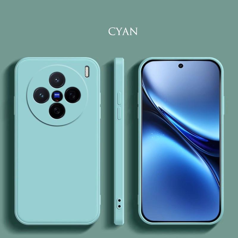 Жидкий силиконовый чехол для vivo X200 Pro Mini X100 Ultra X100s Pro Матовый оригинальный жидкий противоударный прямой край ультратонкий защитный мягкий чехол