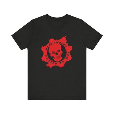 Dead Inside Fueled By War-GearsOfWarInspired-Unisex Jersey Short Sleeve Tee