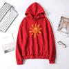 Women's Loose Oversize Hoodie for Autumn Winter Ladies Long Sleeved Fleece Casual Hooded Top