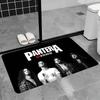 Groove Metal Band P-Pantera Room Mats Anti-slip Absorb Water Long Strip Cushion Bedroon Mat Household Carpets