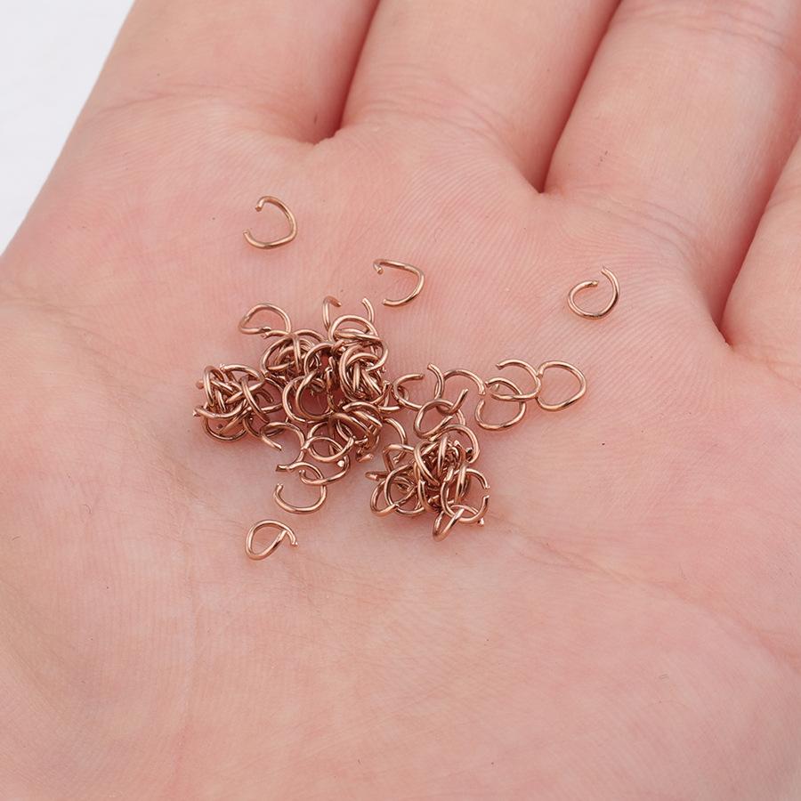 1000pcs/bag Stainless Steel Connector 3 Colors DIY Jewelry Findings s 0.5*3.5mm Jump Ring