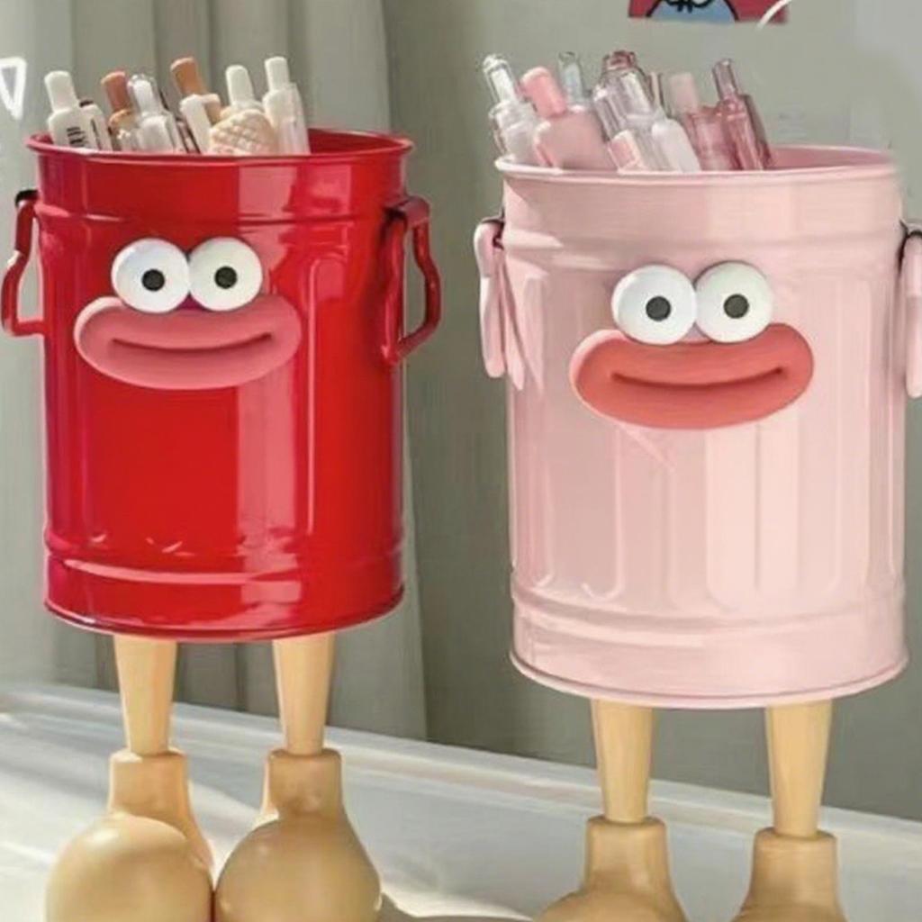 2Pcs Cartoon Pen Stand Multifunctional Desk Organiser Decorative Pencil Cup Pen Storage Container For Office Home