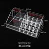Прозрачный органайзер для помады и лака для ногтей с многоячеечным хранением