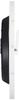 Lemnos Analog Wall Carved Clock, Line, White, NTL10-04C