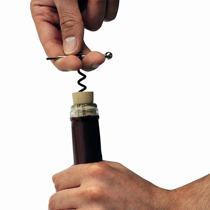 Mini Wine Beer Bottle Opener Portable Stainless Steel Corkscrew Double Hinged Bottle Corkscrew Outdoor Keychain Wine Opener Bar