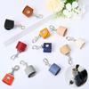 1PC Premium Leather Key Cord for Travel PU Handmade Key Holder Accessories Handmade Anti-Loss Keychain 10.3x4.2cm