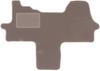 Beige front floor mats for: Citroen Jumper III delivery van (2014 - )