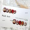 Lion Dance Girl 3D Festive Nail Art 