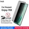 For Huawei Enjoy 70X Glass IMAK 3D Curved Privacy Tempered Glass Full Screen Coverage Film