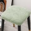 Breathable Dining Chair Cover Elastic Stool Cover Solid Color Chair Protective Cover  Home