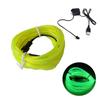 1-5M Neon String  Strip Atmosphere EL Wire  LED Light  Car Interior  Decor Lamp Flexible Neon Light    USB Drive USB
