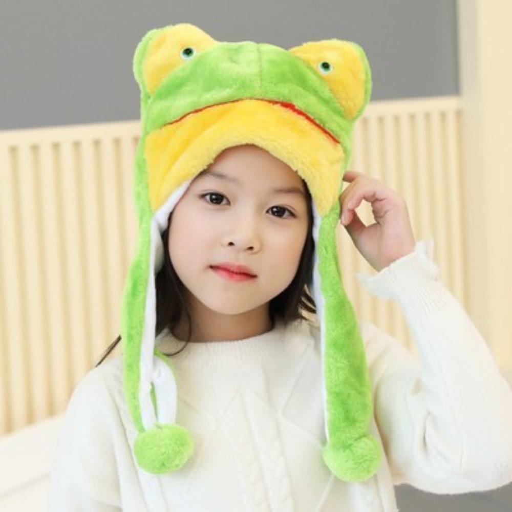 Neck Warmer Plush Moving Hat Animal Animal Hat Headgear Bomber Hat Animal Earflap Hat Christmas