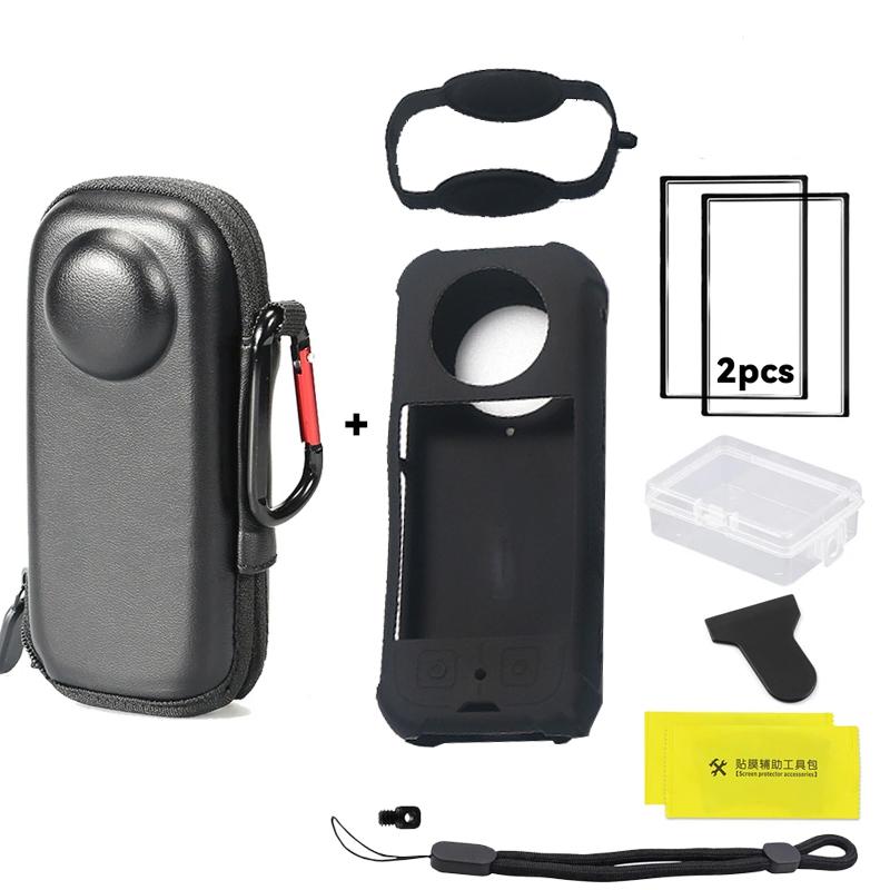 Мини-кейс для хранения Insta360 ONE X4 Sport Camera Protector Портативный чехол для хранения PU сумка для Insta 360 X4 Аксессуары