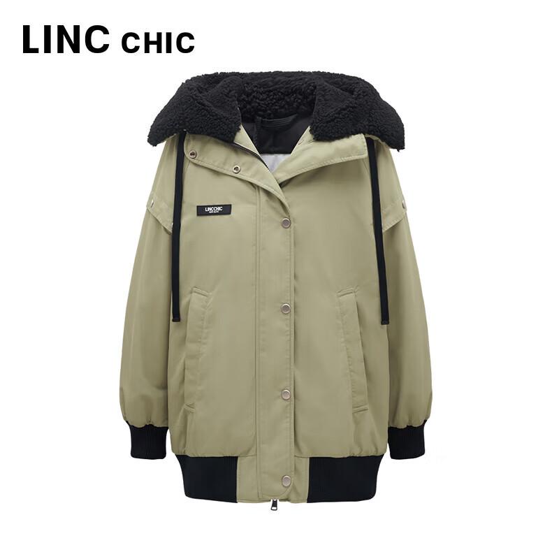 Jinyujie Women's Urban Hooded Mid-Length Down Jacket