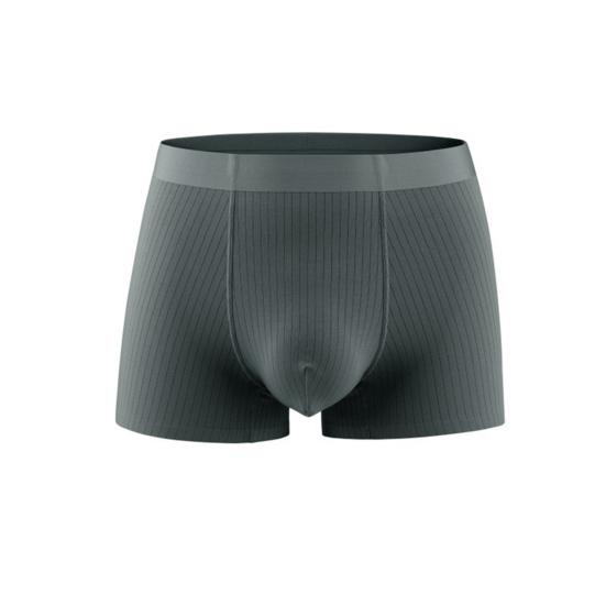 Мужское нижнее белье боксеры Эластичный дизайн со средней посадкой Лоскутная расцветка В рубчик U-образные шорты-брифы Гладкая текстура трусики