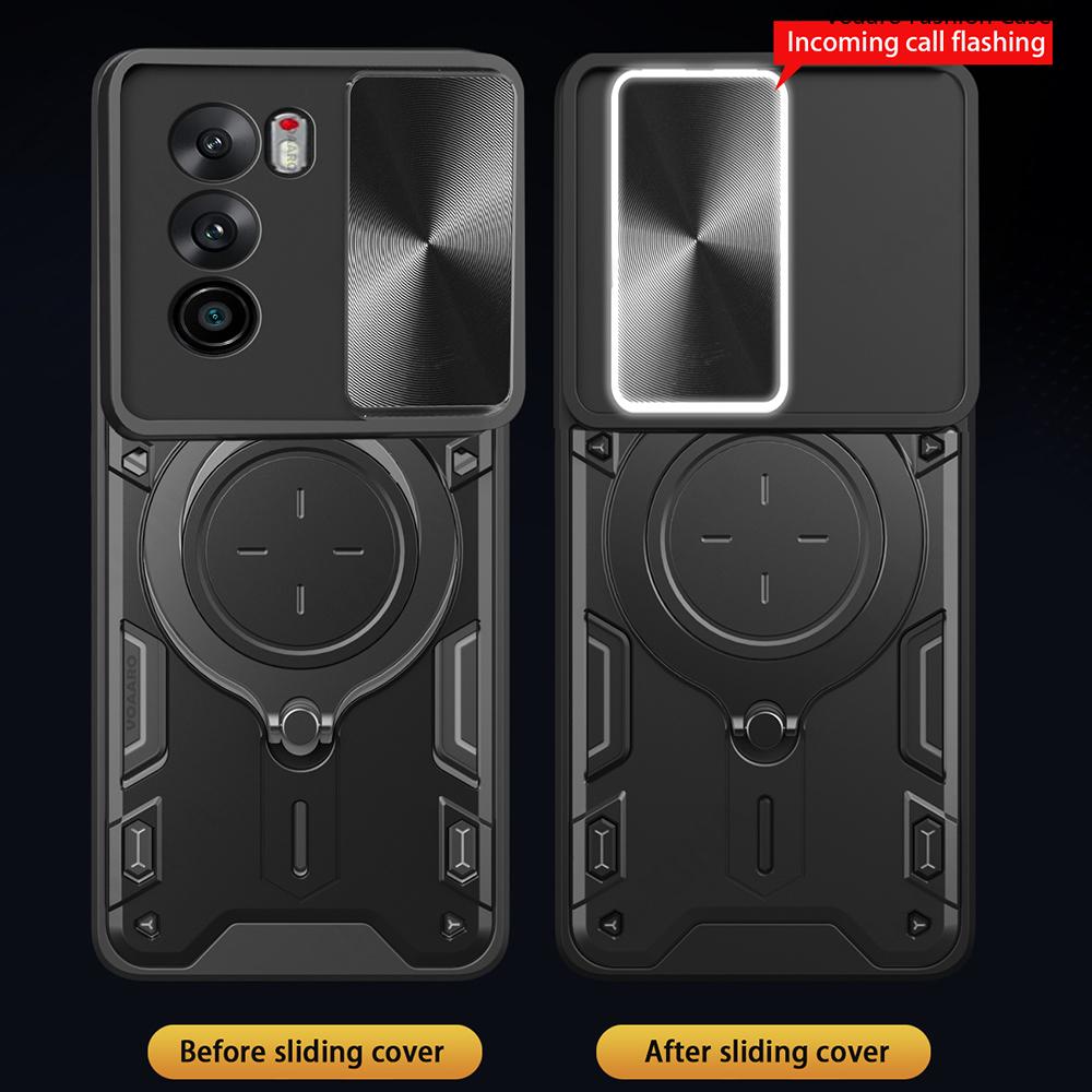 Вращающаяся защита объектива камеры Funda для Tecno Camon 40 4G Global Чехол для Tecno Camon 40 Pro 5G Чехол Магнитное кольцо Подставка Держатель Крышка