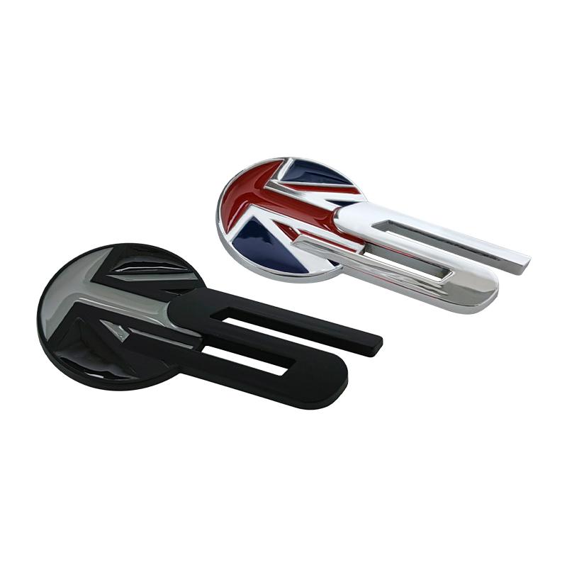 3d Metal British flag S Logo Badge Sticker Car Side Fender Rear Trunk Emblem Decal Car Accessories
