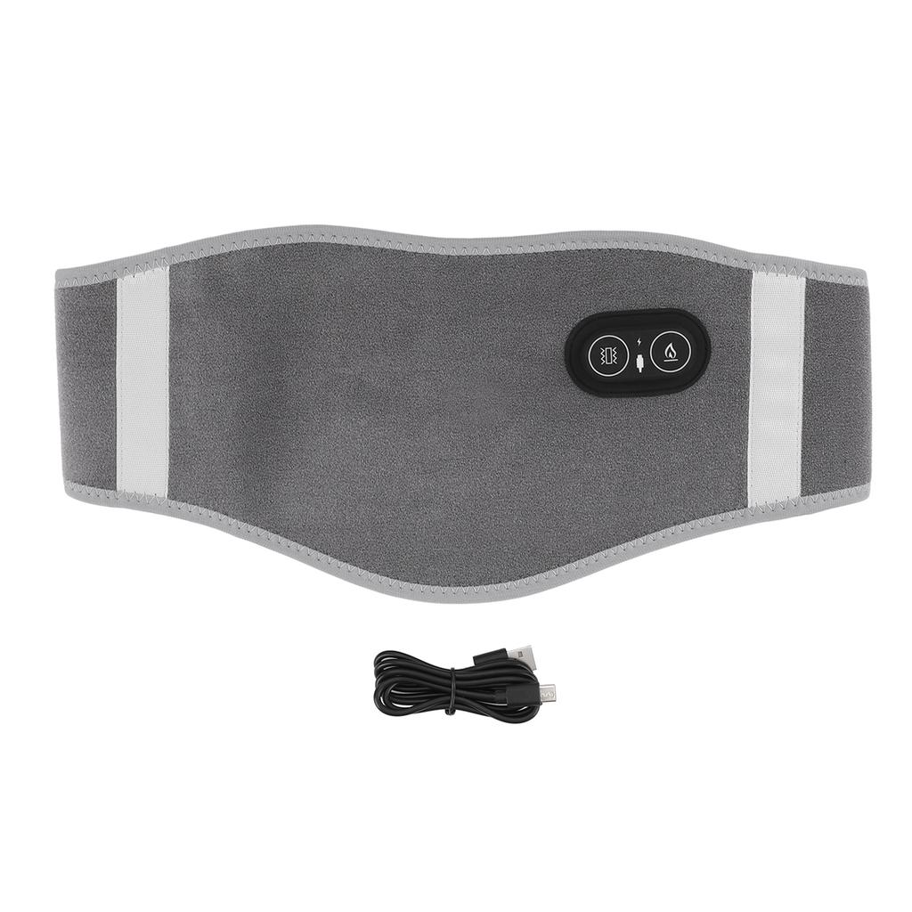 Back Heating Belt Carbon Fibre Heating 3 Vibration Modes 3 Temperature Controls Lumbar Heating Pad for Shoulder Abdomen