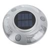 Solar Deck Lights Driveway Dock Lights 12 Led IP68 Waterproof Outdoor Warning Step Lights for Driveway Sidewalk Garden