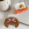Cute Croissant Shark Clip Toast Delicious Food Claw Clip Acetate Hair Crab Clip  Gift