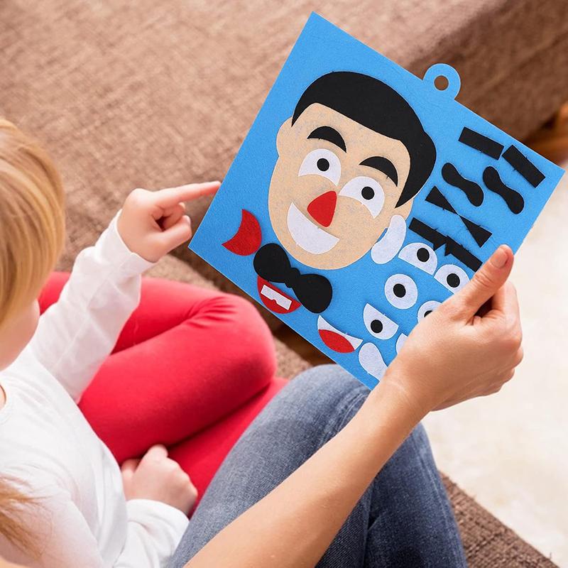 Малыш Монтессори Математика Фетровая доска Игрушка Обучение цифрам пальцами Счет Дошкольные манипулятивы Обучающие развивающие игрушки TMZ