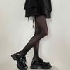 Women Thin Colored Stockings Shimmering Striped Sexy Semi Sheer Pantyhose Tights