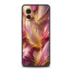 Чехол для телефона для Xiaomi Mi 15 14 13 12 11 Ultra 14T 13T 12T 11T 10T Pro Lite Мягкий ТПУ Чехлы Модный Градиентный Узор с Перьями