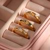 Металлические кольца Модные кольца для свиданий Ювелирные изделия из нержавеющей стали Текстурированные удобные кольца для добавления яркого акцента любому образу