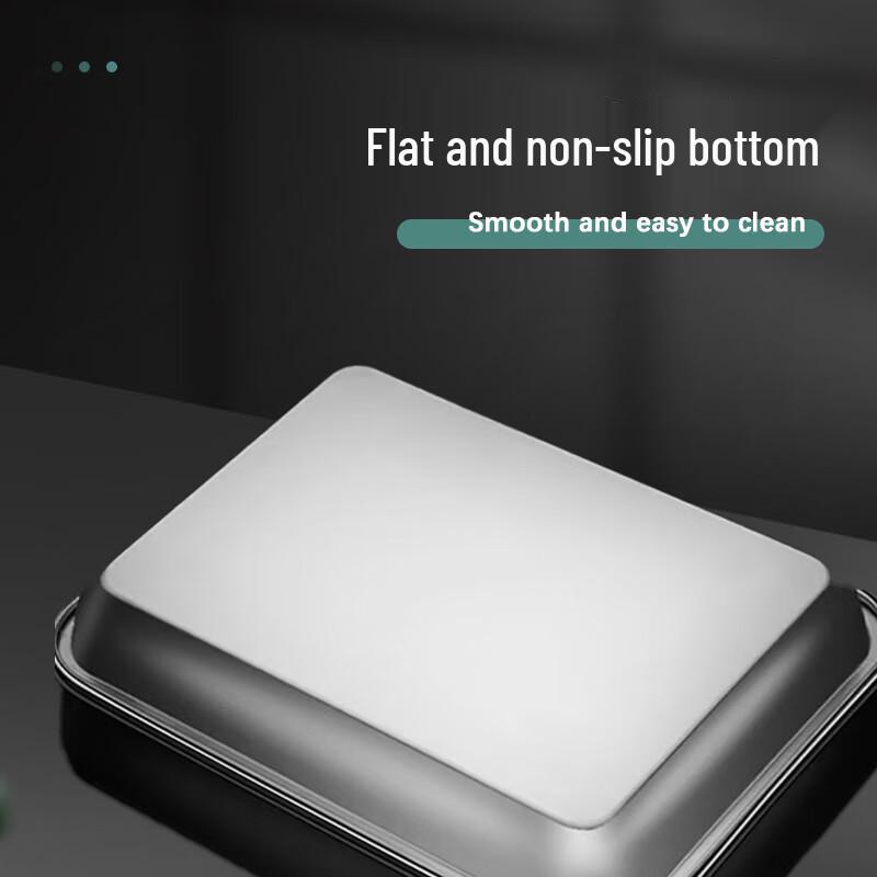 201 Stainless Steel Rectangular Serving Tray