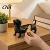 Современный поднос для декора дома, 3D-печать таксы, для хранения украшений, ключей, сережек, креативный органайзер для рабочего стола, прихожей, настольные украшения в виде собаки и