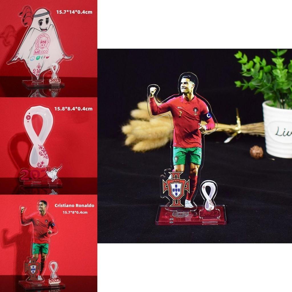 Логотип талисмана футбольной звезды Акриловая игрушка ручной работы Идеально подходит для фанатов Неймара Месси и Роналду