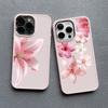 Силиконовый чехол для телефона для iPhone 15 16 14 Pro Max Plus 13 12 11 Pro Max XR XS X 7 8 SE2 Цветок Лилии Орхидеи Пышное Цветение Обложка