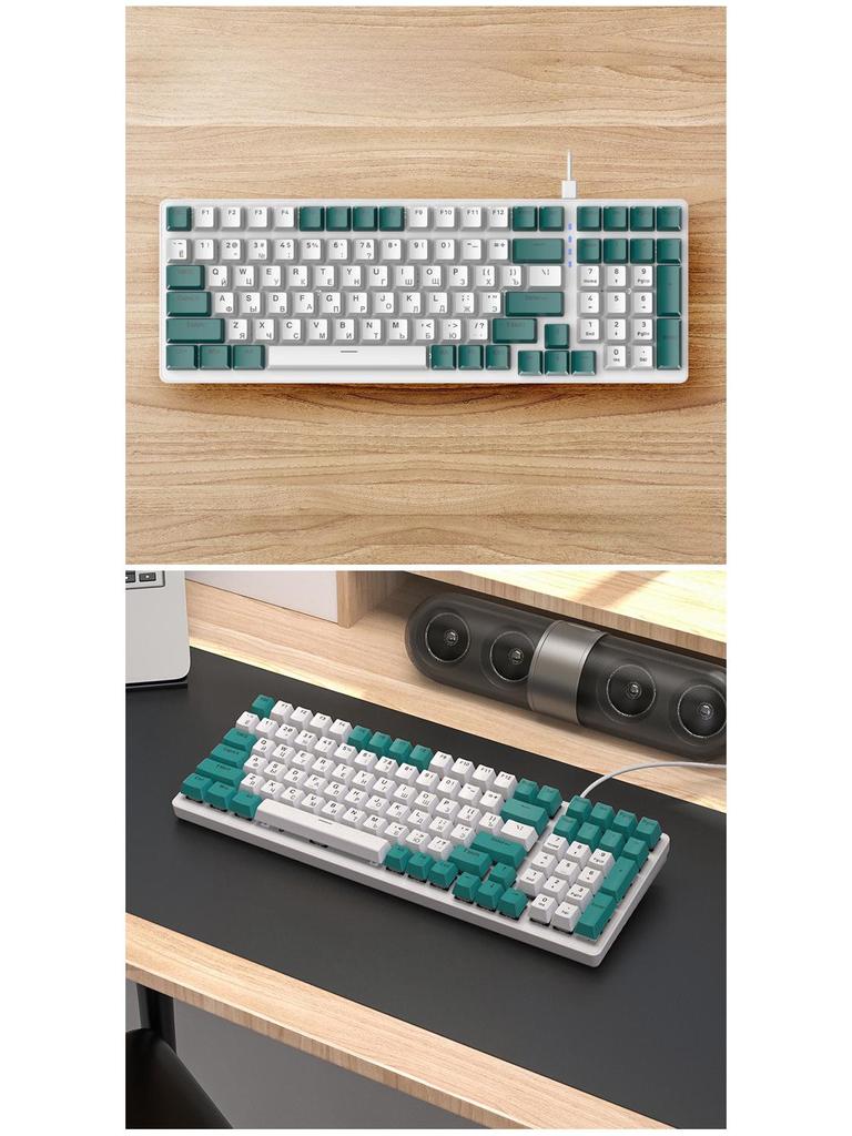 Free Wolf K3 Russian Mechanical Keyboard 980: Customized Russian Gaming Keyboard
